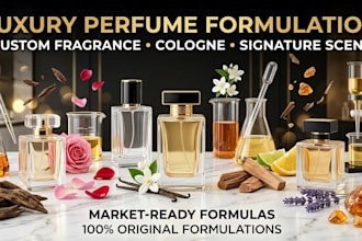 do product formulation for fragrance, perfume, aura, odors, aroma and scents