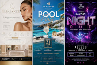 custom modern flyer design