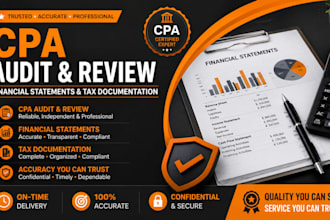 offer financial statements and tax documentation for a CPA audit