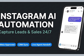 build a custom ai instagram dm automation agent for sales and leads
