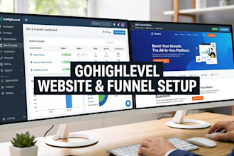 build your gohighlevel website, sales funnel and pipeline setup