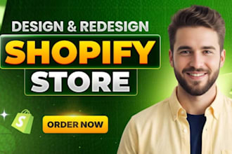 design and redesign shopify dropshipping store, shopifyexpert
