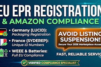 handle eu epr registration and amazon compliance for germany and france