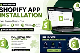 shopify app installation and configuration