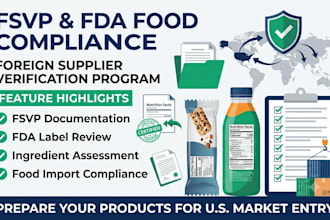 prepare fsvp foreign supplier verification program and fda food label review