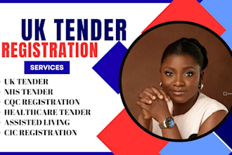 uk tender, bid proposal, cqc registration government contract and rfi writing
