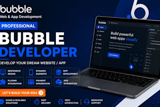 develop bubble io website,bubble app, bubble developer, bubble saas, bubble io