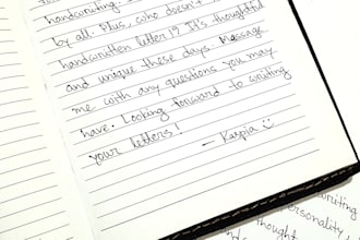 write anything with my beautiful handwriting