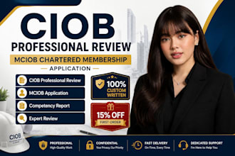 write your ciob professional review for mciob chartered membership