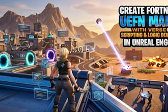 create fortnite uefn maps with verse scripting logic devices in unreal engine