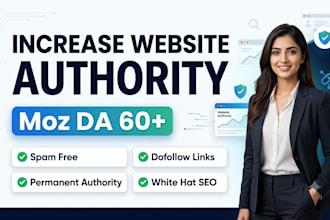 increase website domain authority moz da 60