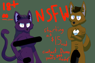 draw furry art in sfw and nsfw