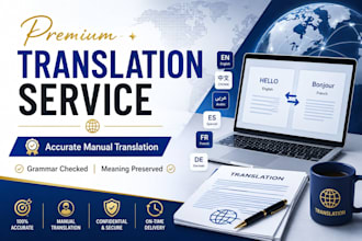 translate and proofread documents accurately