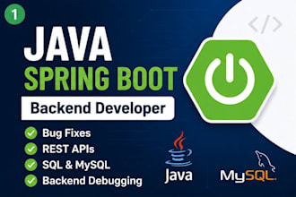 debug and fix java spring boot rest API backend issues