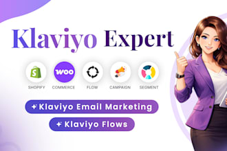 be your klaviyo expert for flows, email marketing and shopify integration