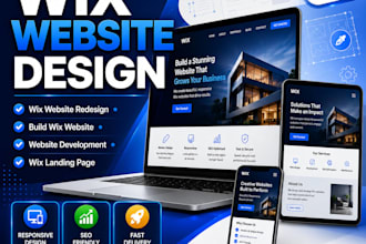 build wix website design, wix website redesign