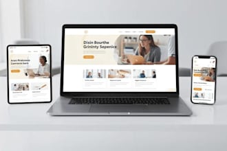 build a responsive HTML CSS javascript