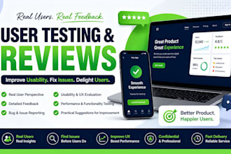 do app testing, website testing and QA testing