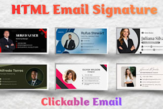 create responsive HTML email, email signature, and HTML card