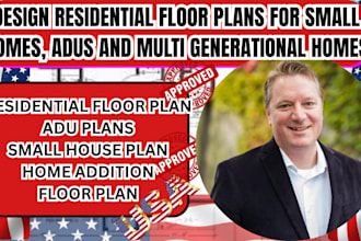 design residential floor plans for small homes, adus and multi generational home