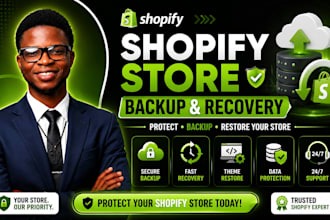 create a secure shopify store backup and recovery plan