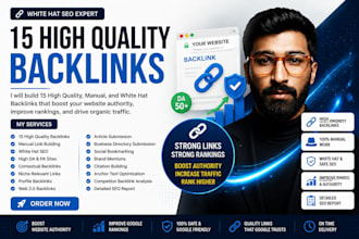 manual link building with high quality backlinks