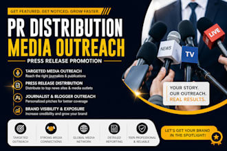 do PR distribution media outreach and press release promotion