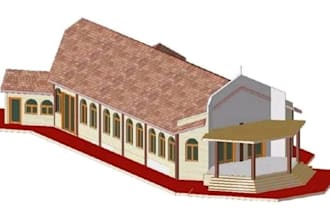 create professional church floor plans, elevations, and 3d church models