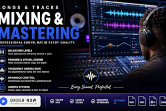 mix and master your rock, country, metal or house track radio ready