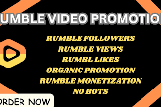 do rumble video promotion