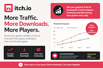 do itchio game promotion to boost traffic