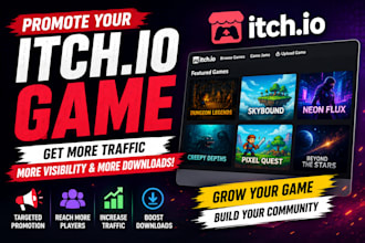 do itchio game promotion to get downloads