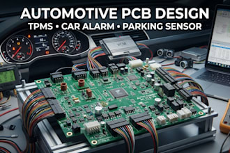 design custom automotive pcb for tpms, car alarm, parking sensor, and vehicle
