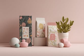 create amazon packaging box or label design for your product