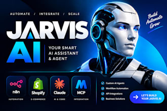build jarvis ai assistant jarvis ai agent shopify n8n automation claude code mcp