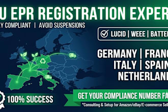 handle your eu epr registration, lucid, weee, and battery compliance