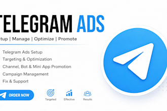 run telegram ads, fix telegram ads, telegram ads for forex channel, bot, gaming