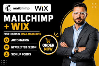setup mailchimp email marketing automation newsletters signup forms for your wix