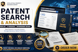 conduct patent search patent analysis infringement research IP research
