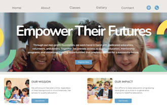 design daycare website kindergarten website preschool or childcare website