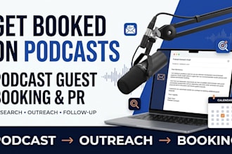 do podcast guest booking, podcast outreach and podcast PR