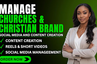 manage churches and christian brands social media and content creation