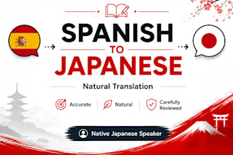 translate spanish into natural japanese