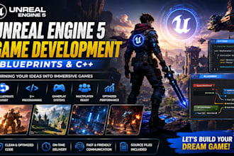 create unreal engine 5 game development with ue5 blueprints, game system