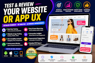 test and review your website or app ux with detailed feedback