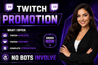 promote your twitch channel to reach real and active viewers