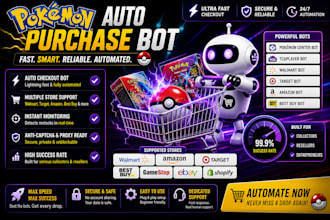 build auto purchase bot auto checkout bot shopping bot walmart bot target bot