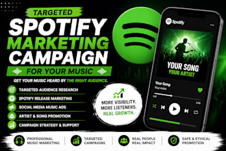 create a targeted spotify marketing campaign for your music