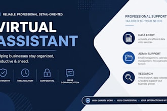 be your reliable VA for data entry and admin support