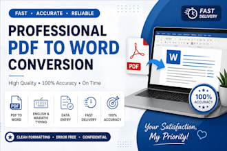 convert PDF to word accurately and manually